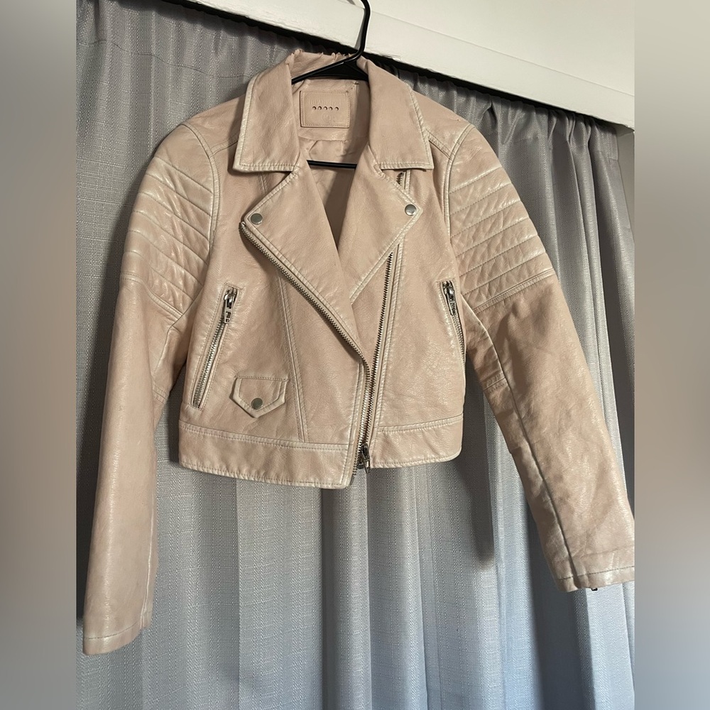 Pink Leather Jacket